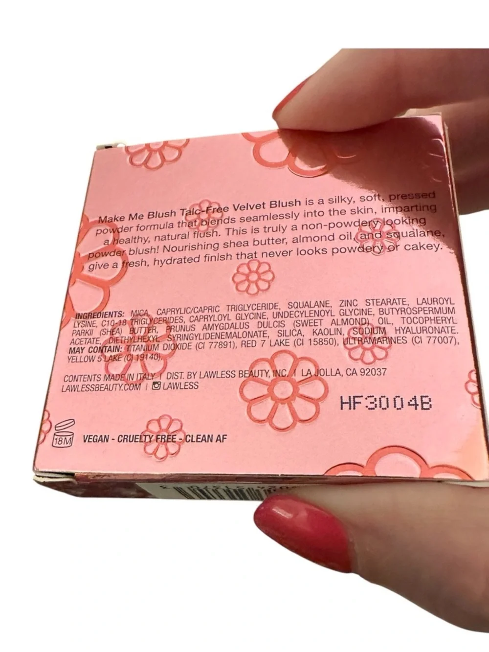 LAWLESS Make Me Blush Talc-Free Velvet Blush Daisy Pink BNIB